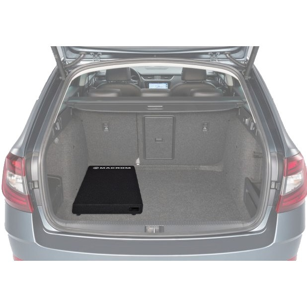 Macrom M-SW250A, superslim aktiv 10 tums baslåda