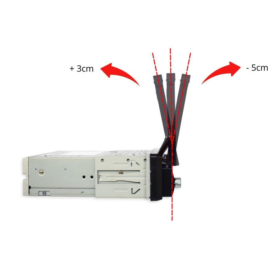 Macrom T6593DAB bilstereo med motoriserad skärm, Android 13 & mer