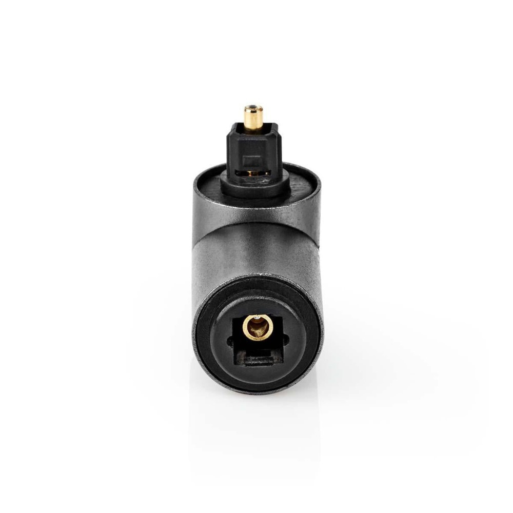 Nedis vinklad TosLink-adapter, hane–hona, 90°