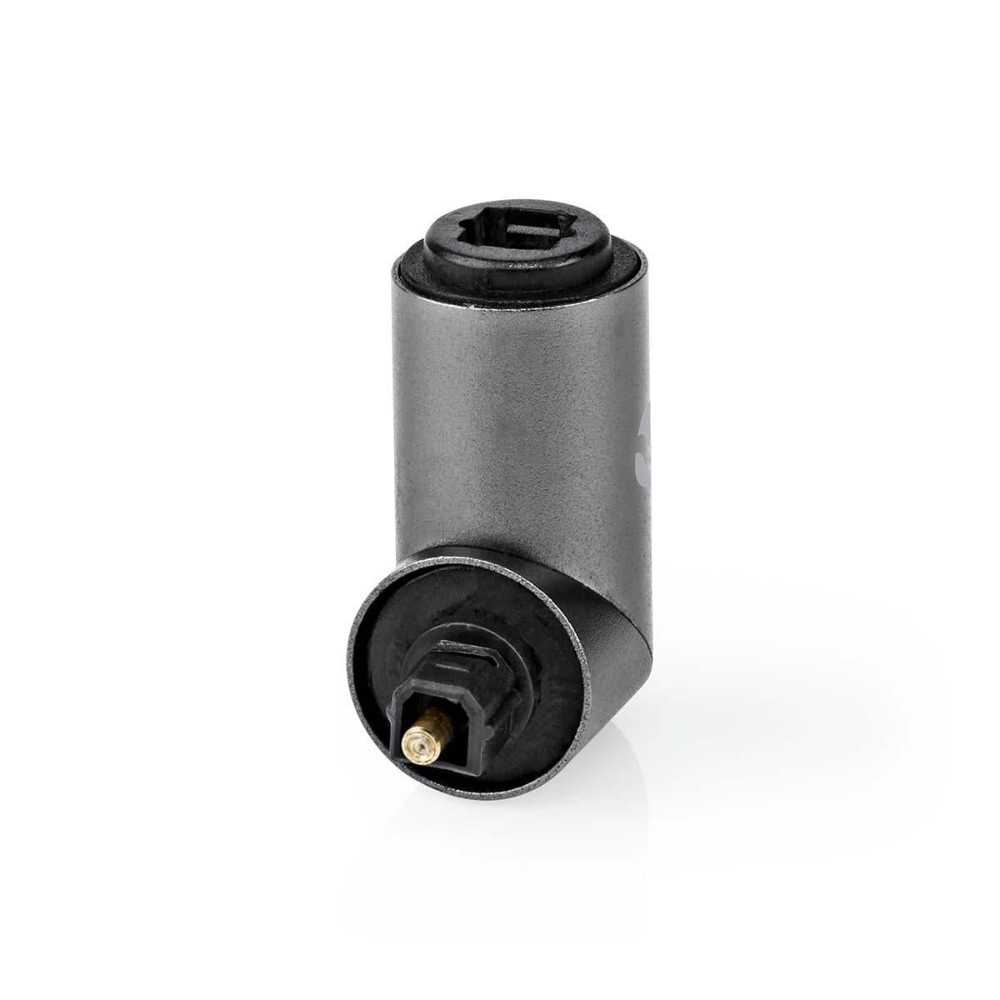 Nedis vinklad TosLink-adapter, hane–hona, 90°