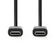 NEDIS CCGL60700 USB-C 2.0-kabel, svart, 2 meter NEDIS CCGL60700 USB-C 2.0-kabel, svart, 2 meter