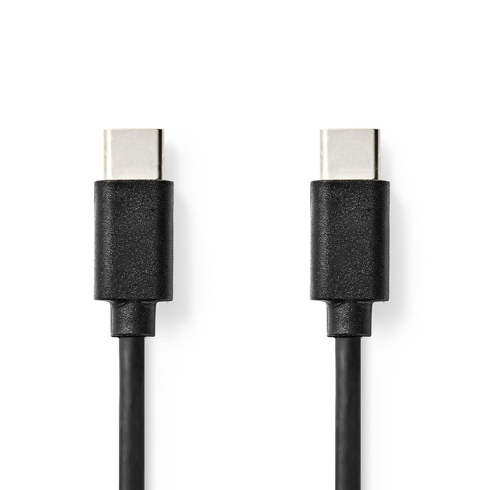 NEDIS 176CCGL60700BK30 USB-C-kabel, svart, 3 meter