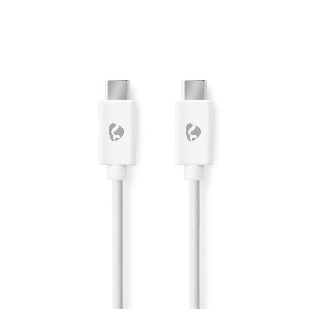 NEDIS 176CCGL60700WT10 USB-C-kabel, vit, 1 meter