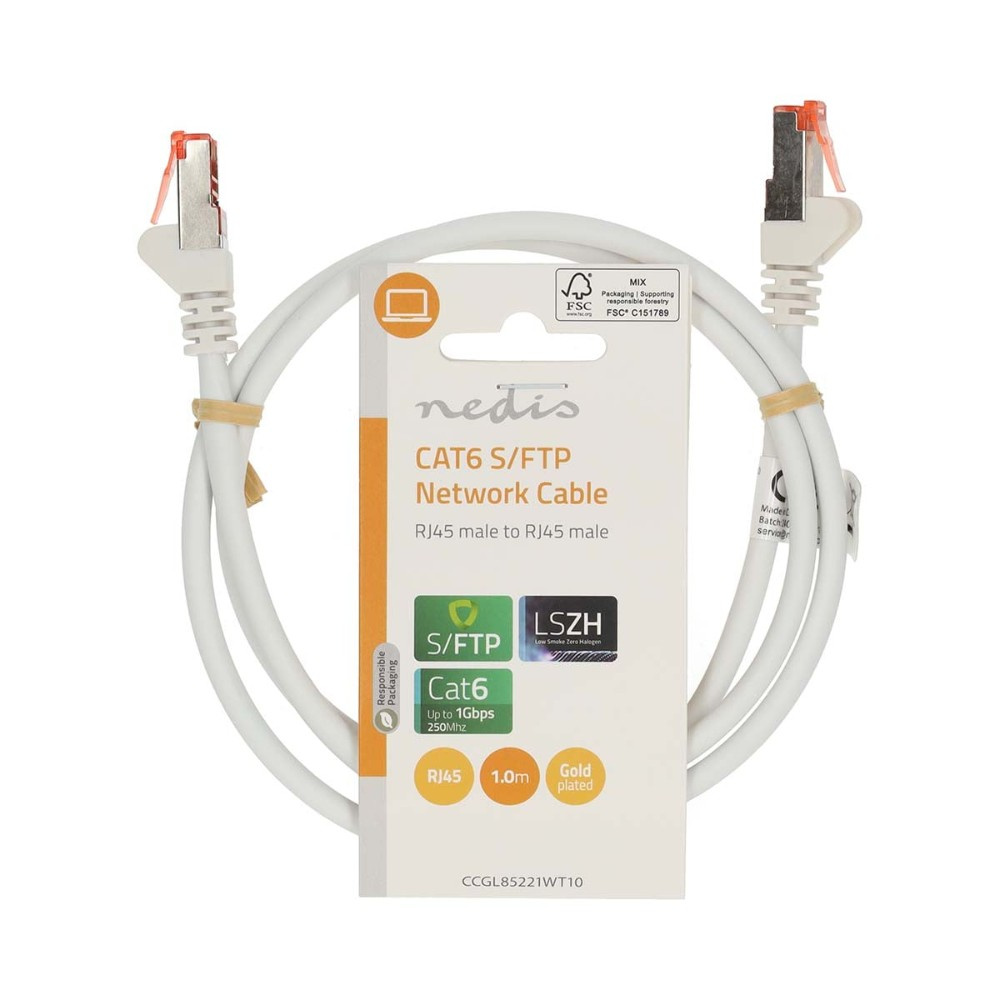 Nedis CAT6 S/FTP-nätverkskabel, 1 meter