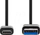 NEDIS CCGW61600BK10 USB-A till USB-C-kabel, svart, 1 meter NEDIS CCGW61600BK10 USB-A till USB-C-kabel, svart, 1 meter