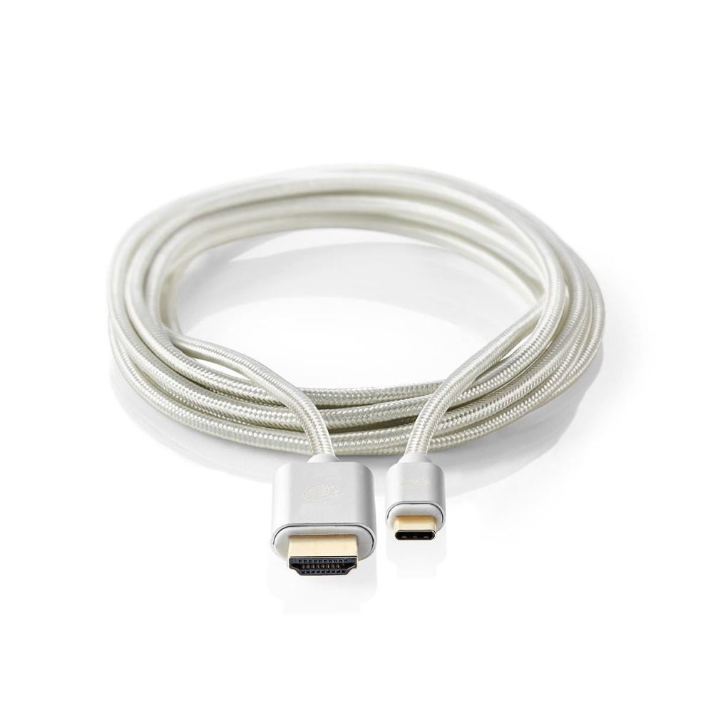 Nedis USB-C till HDMI-kabel, 4K/60 Hz, 2 meter