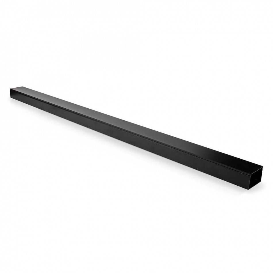 NEDIS CMDT6040BK110 kabelkanal i aluminium, svart