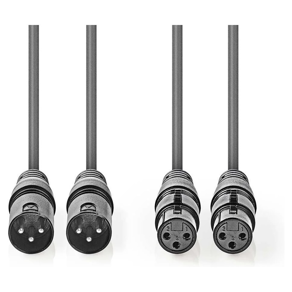 Nedis XLR-kabel, 1.5 m