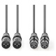 Nedis XLR-kabel, 3 m Nedis XLR-kabel, 3 m