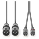 Nedis XLR-kabel, XLR Hane - RCA Hane 1.5 m Nedis XLR-kabel, XLR Hane - RCA Hane 1.5 m
