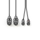 Nedis XLR-kabel, XLR Hona - RCA Hane 1.5 m Nedis XLR-kabel, XLR Hona - RCA Hane 1.5 m