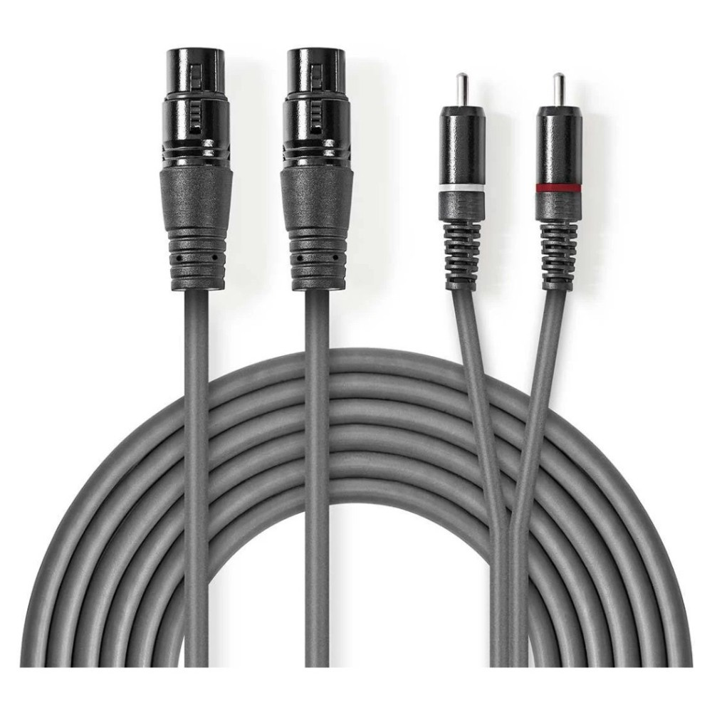 Nedis XLR-kabel, XLR Hona - RCA Hane