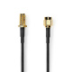 Nedis SMA-antennkabel, hane till hona, 50 ohm Nedis SMA-antennkabel, hane till hona, 50 ohm