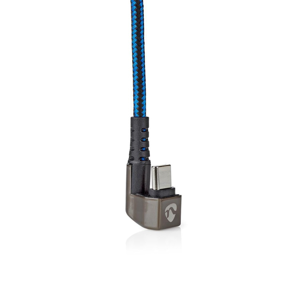 Nedis USB-A till USB-C-kabel, 180°-kontakt, 2 meter
