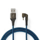 Nedis USB-A till USB-C-kabel med 180° kontakt Nedis USB-A till USB-C-kabel med 180° kontakt