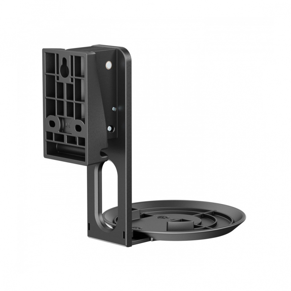 Svart väggfäste för Sonos Era 100, med hållare och fäste.