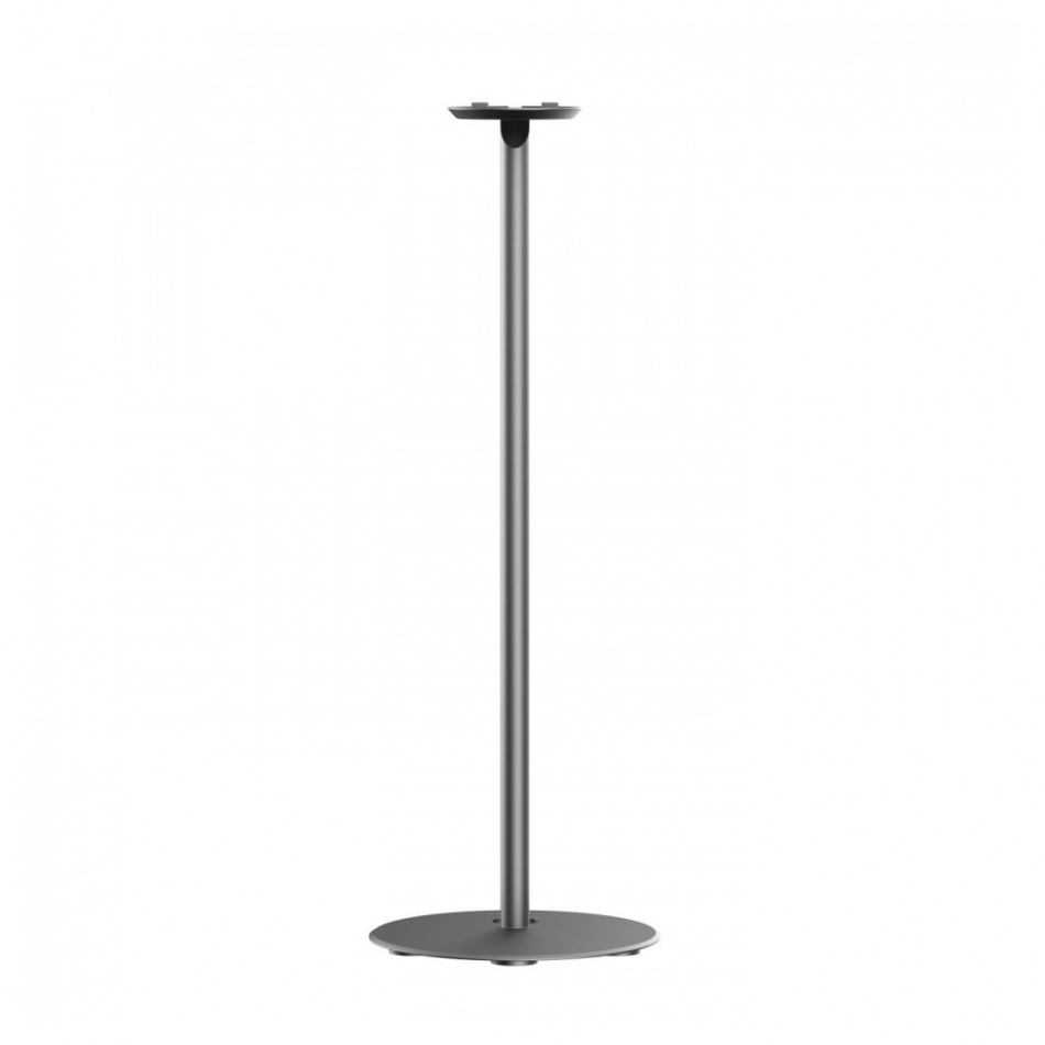 Svart golvstativ för Sonos Era 100 med rund bas och slank stång.