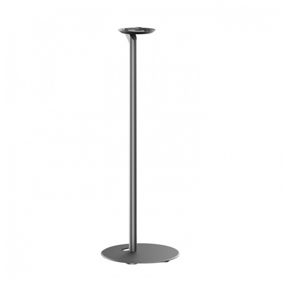 Svart golvstativ för Sonos Era 100 med rund bas och hållare.