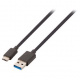 Valueline USB 3.0-Kabel USB-C Hane - A-hane 1.00 m Svart