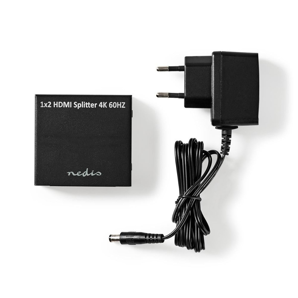 Nedis HDMI-splitter, 2 utgångar, 4K/60 Hz
