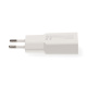 Nedis WCH-A20 GaN-väggladdare 20 Watt, vit Nedis WCH-A20 GaN-väggladdare 20 Watt, vit