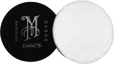 Två microfibertrissor för rubbing, en svart och en vit, 6 tum.