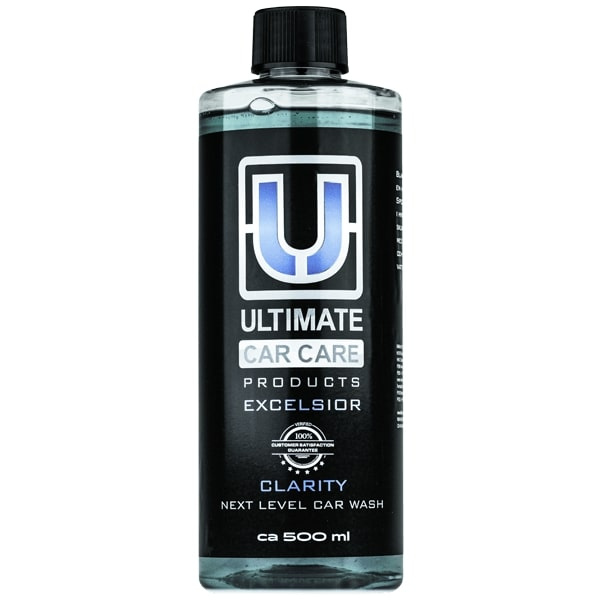 En flaska med bilschampo, Excelsior Clarity, 500 ml.