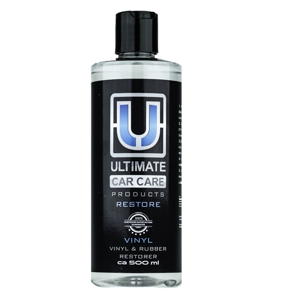 Flaska med rengöring för plast och vinyl, 500 ml, från Ultimate Car Care.