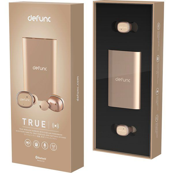 DeFunc True Earbud Trådlösa In-Ear Hörlurar Guld