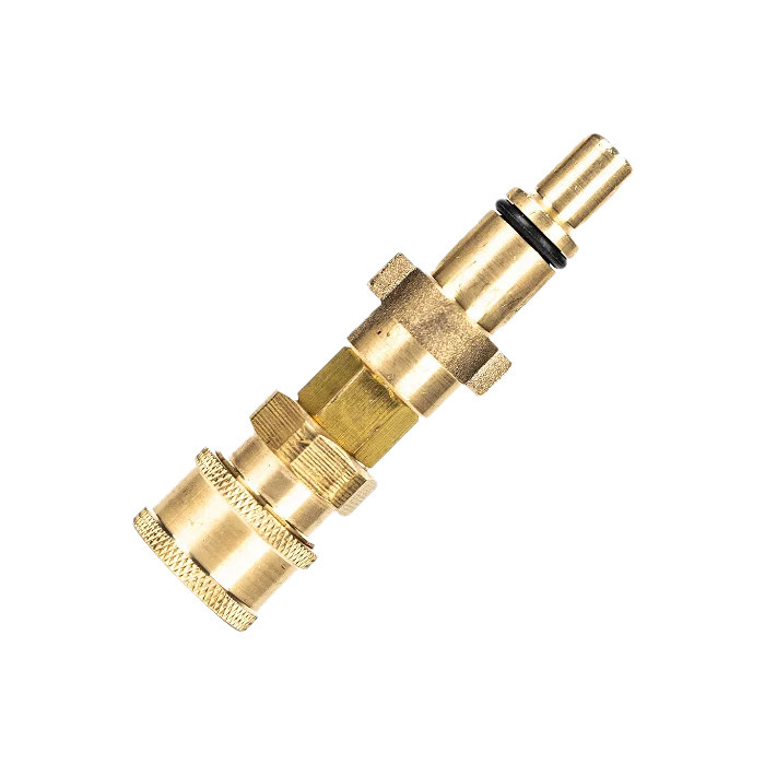Adapter i mässing för Foam Lance, kompatibel med Nilfisk.