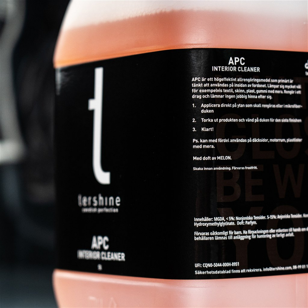 Tershine APC - allrengöring, melondoft, 5 L för inredning.
