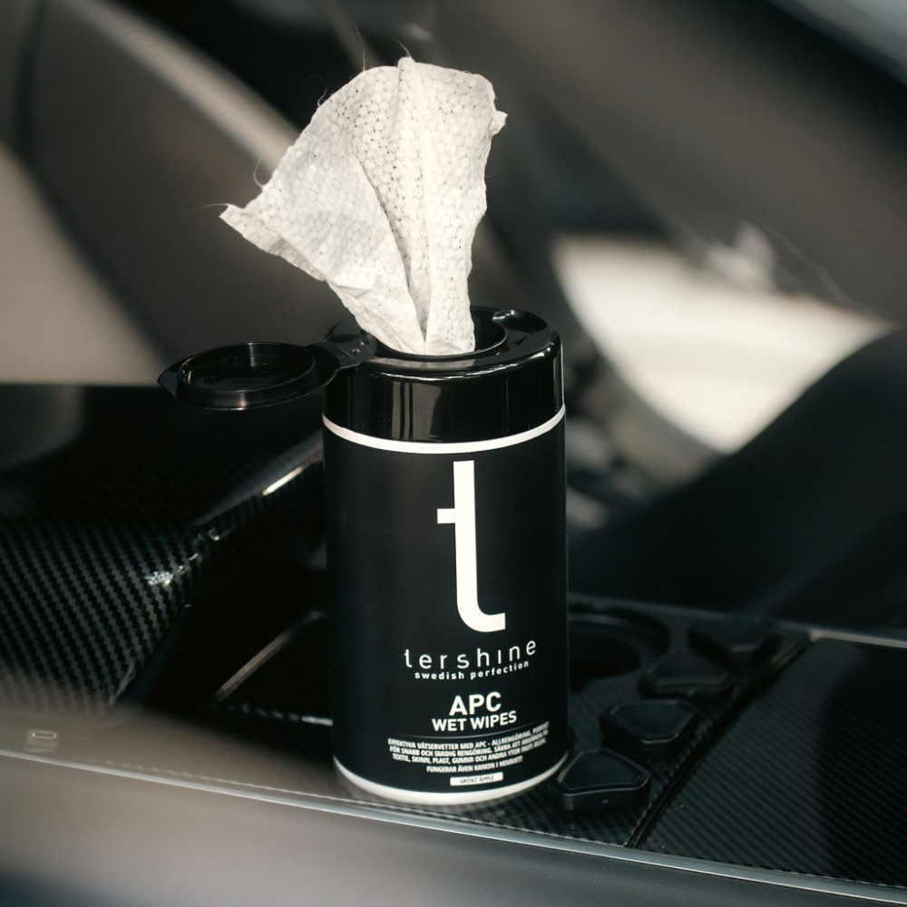 Tershine APC - Wet Wipes allrengöring, grönt äpple