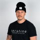 Tershine Mössa Beanie, grön En man i svart t-shirt bär en grön beanie-mössa.