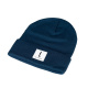 Tershine Mössa Beanie, navy Blå mössa i beanie-stil med en vit logotyp.