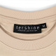 Tershine Oversized T-shirt, beige, XXX-large En beige t-shirt med etikett från märket Tershine.