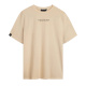 Tershine Oversized T-shirt, beige, X-small Beige oversized t-shirt med tryck framifrån.