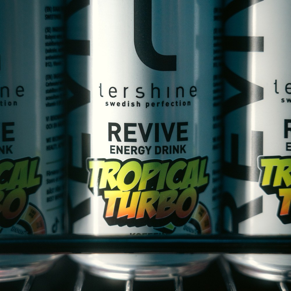 Tershine Revive - Tropical Turbo, energidryck, 330 ml