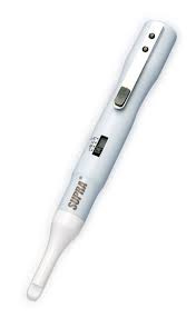 En vit sensorpenna för mätning av AC-spänning.