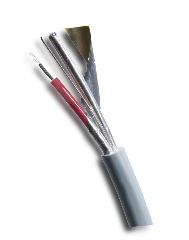 Signalkabel med flera ledare och skyddande skikt. Färg: blå.