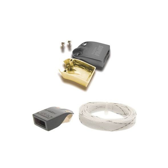 Supra HDMI Install Kit MET-B / BRAID, vinklad kåpa och kabelstrumpa