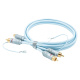 Supra Phono 2RCA-SC signalkabel för skivspelare, 0.7 meter Supra Phono 2RCA-SC signalkabel för skivspelare, 0.7 meter