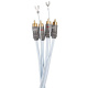 Supra Phono 2RCA-SC signalkabel för skivspelare, 0.7 meter Supra Phono 2RCA-SC signalkabel för skivspelare, 0.7 meter