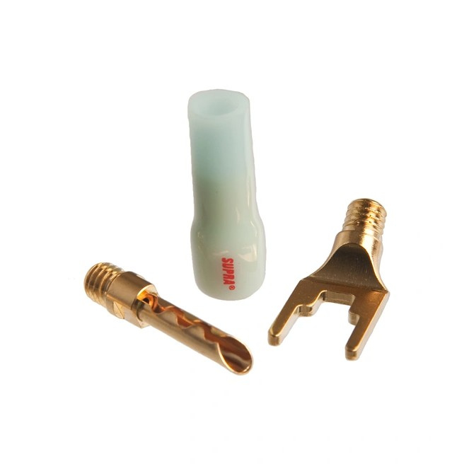 Supra PLY 3.4 terminerad centerkabel vit
