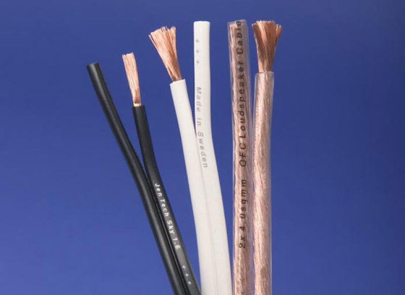 Supra Jentech Sky 2x1,6mm²  högtkabel - Svart