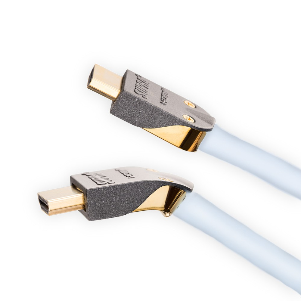 Supra HDMI 2.1 UHD8K HDMI-kabel med stöd för 8K HDR, vit 3 meter