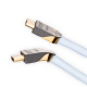 Supra HDMI 2.1 UHD8K HDMI-kabel med stöd för 8K HDR, vit 5 meter Supra HDMI 2.1 UHD8K HDMI-kabel med stöd för 8K HDR, vit 5 meter