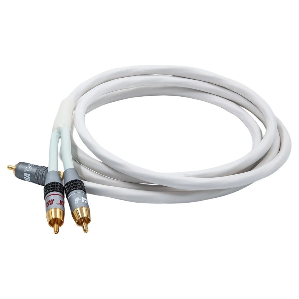 Supra Y-Link Subwooferkabel 2RCA-1RCA, vit