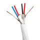 Supra Y-Link Subwooferkabel 2RCA-1RCA, vit Supra Y-Link Subwooferkabel 2RCA-1RCA, vit
