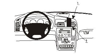 Brodit Förstärkt ProClip, Volvo V70 N/XC70 00-08