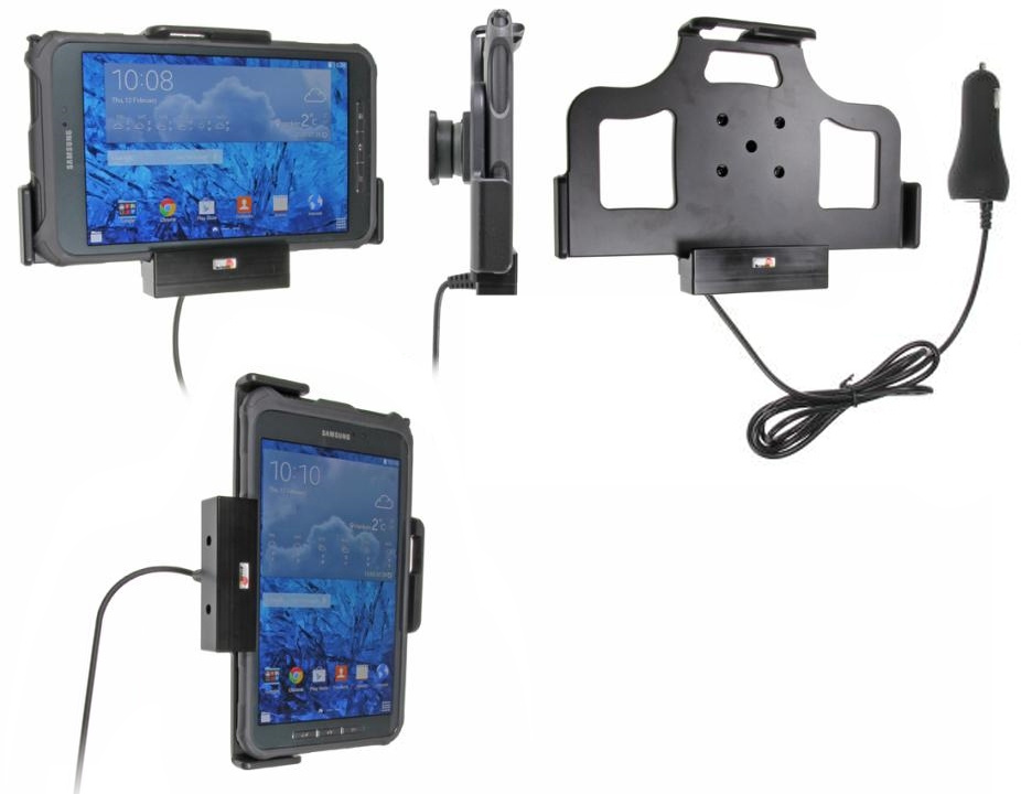 Brodit Aktiv hållare med cigg-kontakt, Samsung Galaxy Tab Active 8.0 SM-T365 